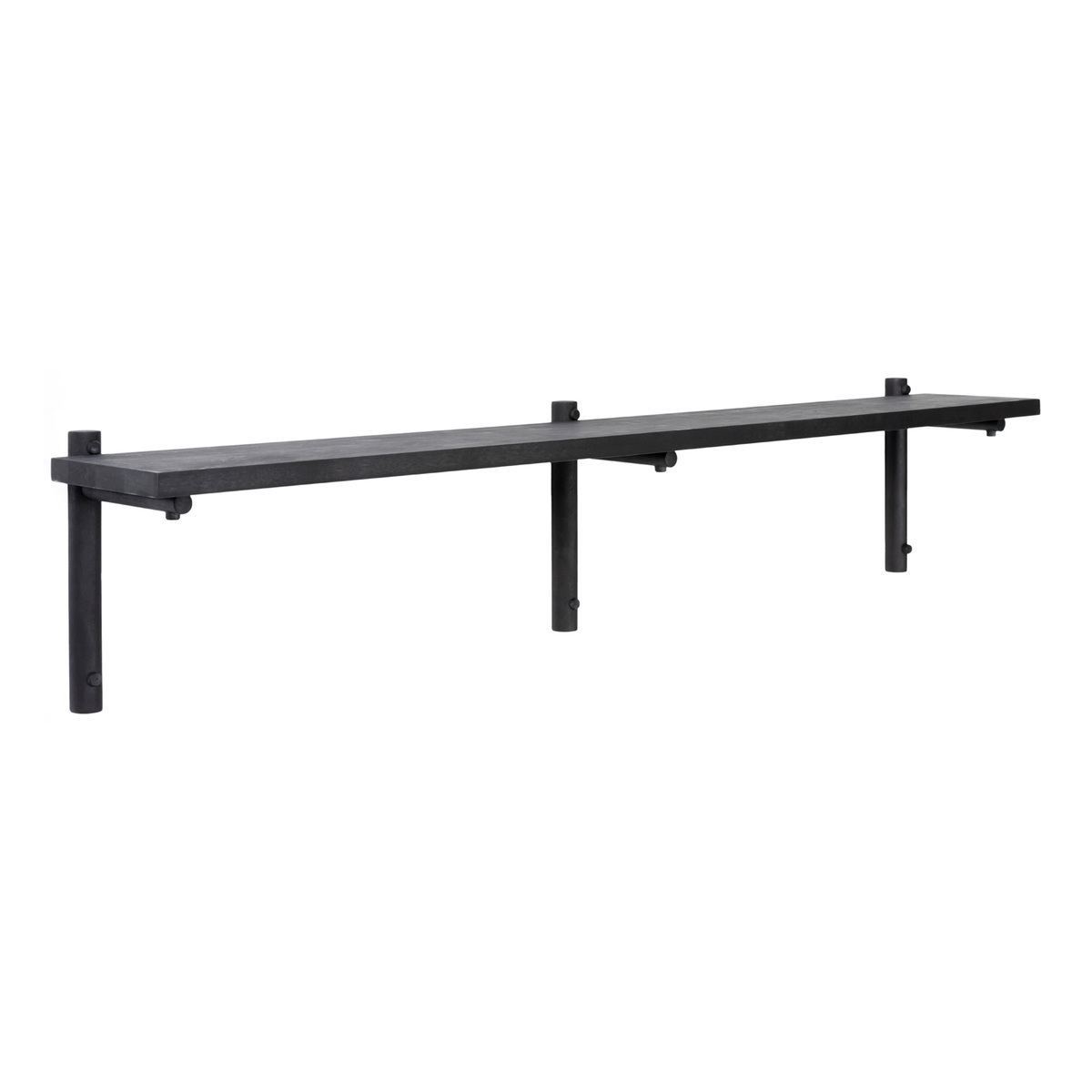Verso design tikas sein hylly 19 x 120 cm musta finnish design shop