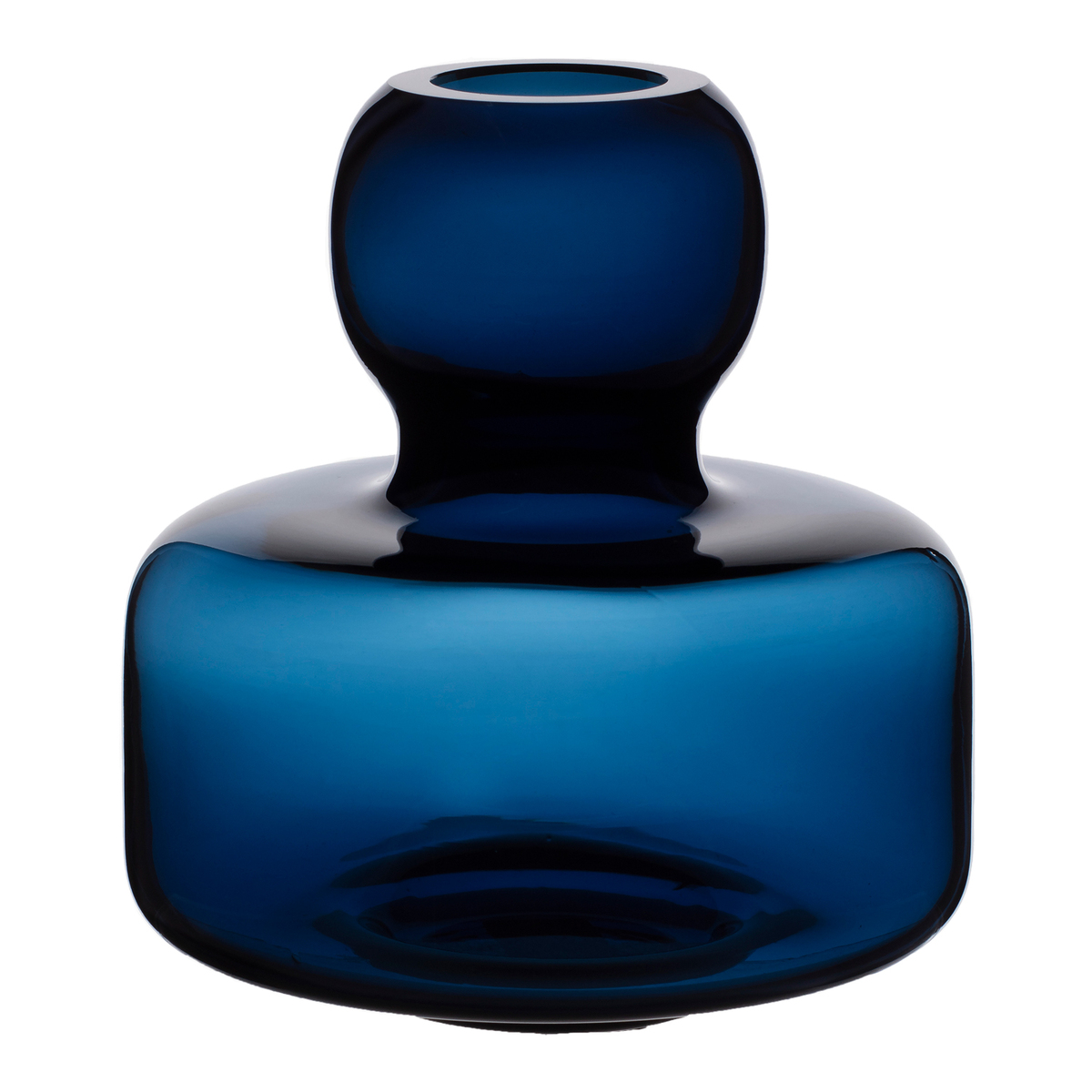 Marimekko Flower Vase Midnight Blue Pre used Design Franckly