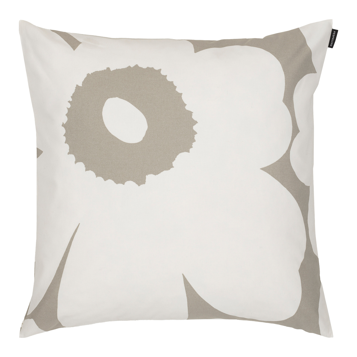 Unikko Tyynynp llinen 50 X 50 Cm V harmaa L valkoinen Finnish 