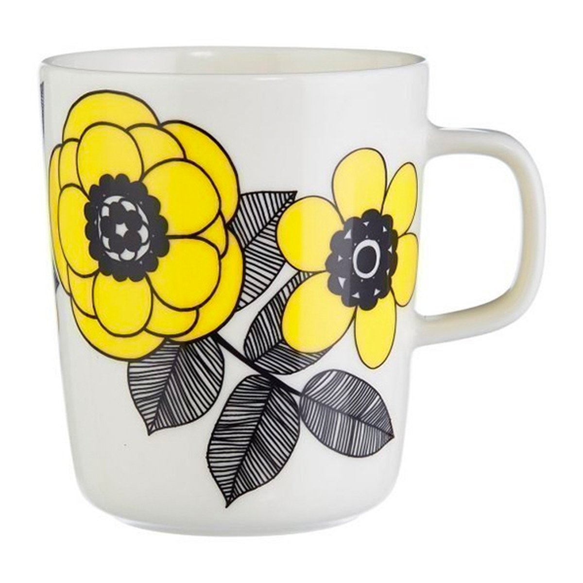 Marimekko Oiva - Kestit mug 2,5 dl, light yellow | Pre-used design |  Franckly