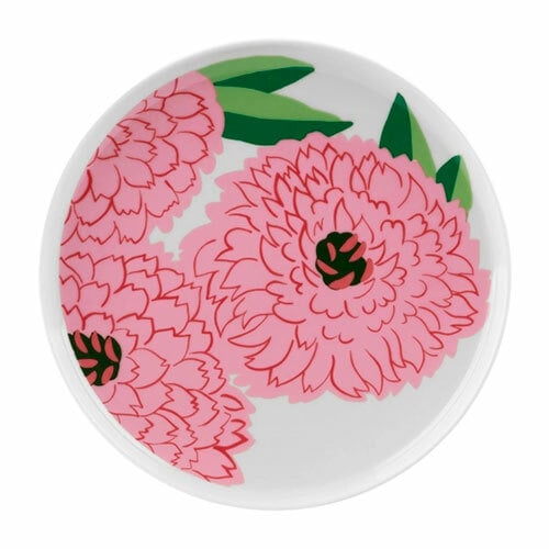 Light red plate 25 cm